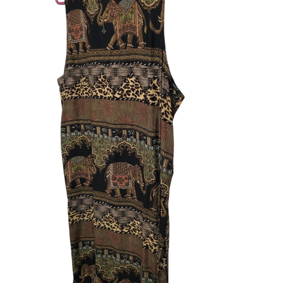 Wear On Earth Woman's Med Duster Tribal & Boho Style Earthy Tones - Picture 7 of 10